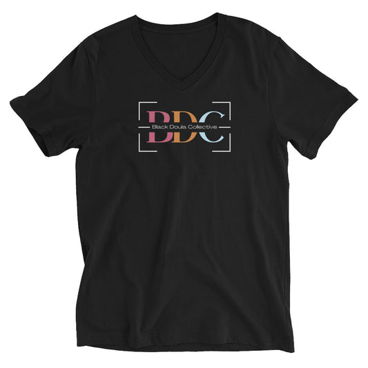 BDC Black Unisex V-Neck T-Shirt